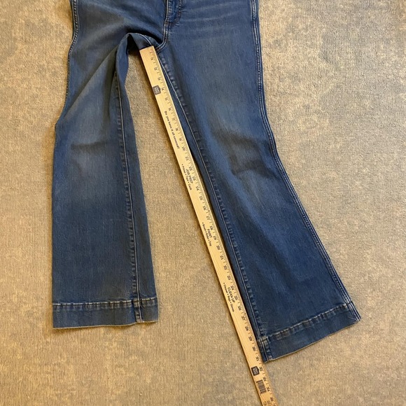 Wrangler Bootcut Jeans Womens 30x32 Medium Wash Blue Stretch Denim Western Fit - Picture 6 of 12